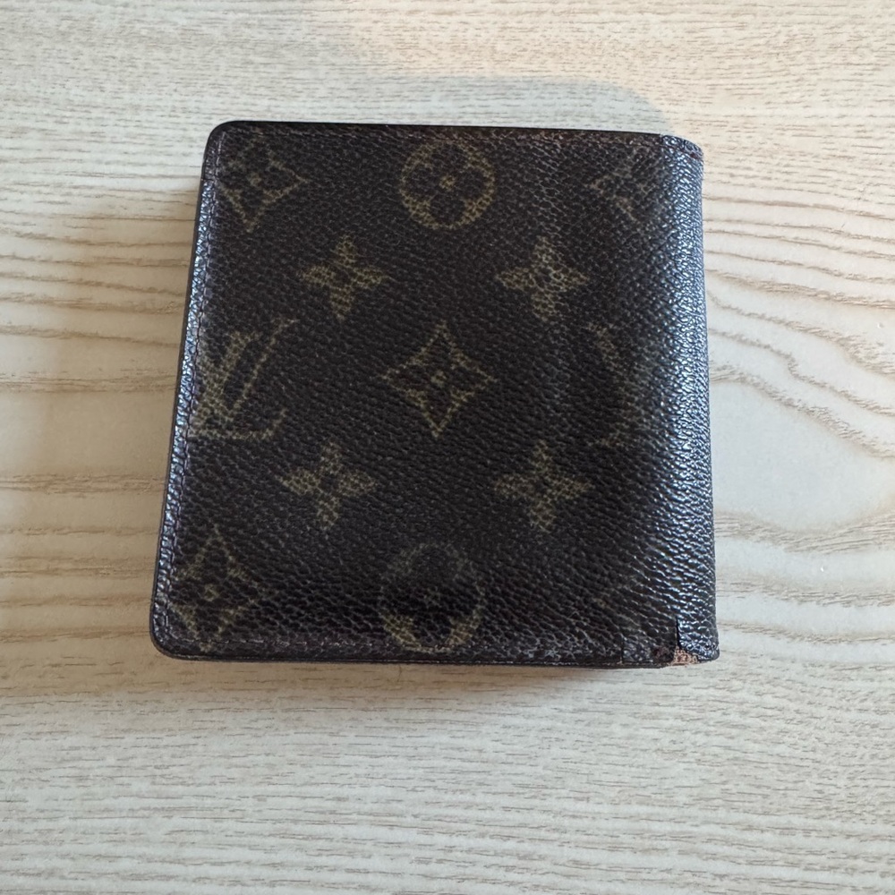 Louis Vuitton Monogram Black and Brown Card Holder